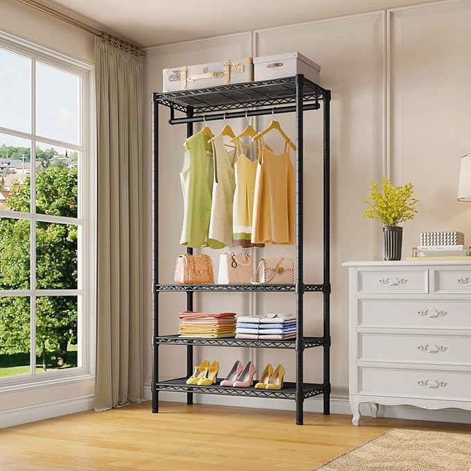 VIPEK V1 Medium Portable Garment Racks 440lbs Load Capacity, Heavy Duty Clothes - Image 2