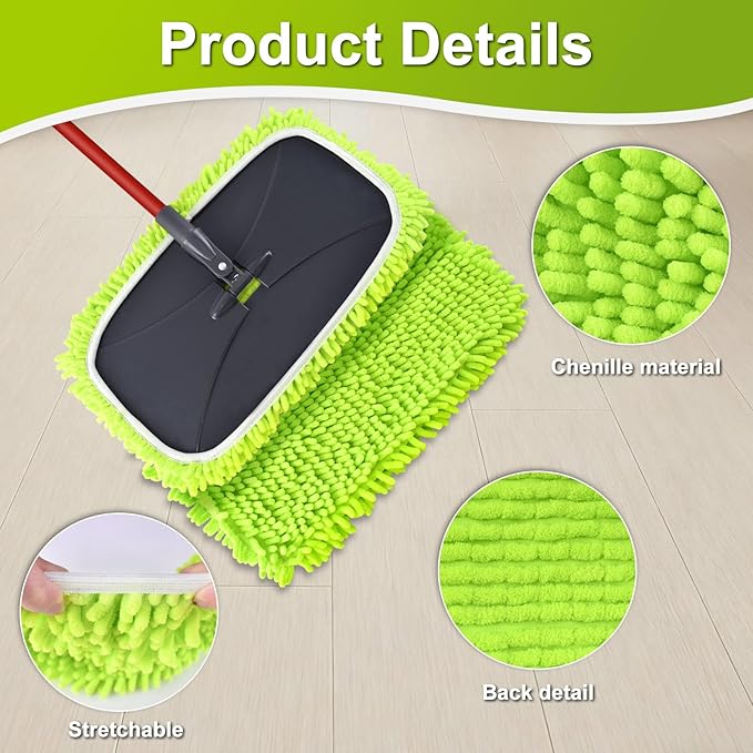 Mops for Floor Cleaning, Dust Mop for Hardwood Floors, Extra Large Floor Mop - Image 3
