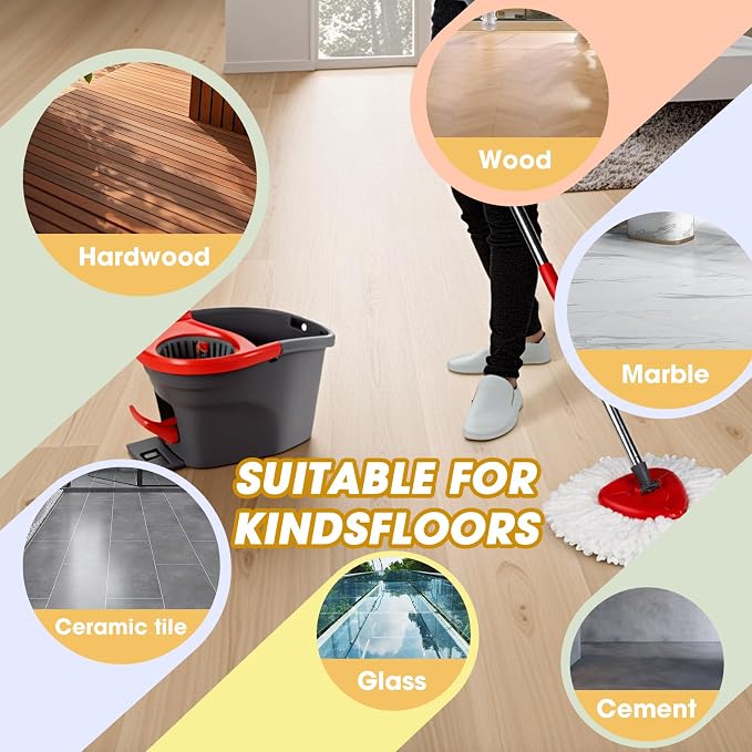 20Pack Spin Mop Replacement Heads, Microfiber Spin Mop Refills - Image 7