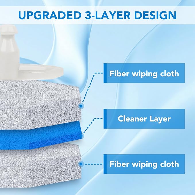 50 Pcs Disposable Toilet Bowl Wand Refills - Image 2