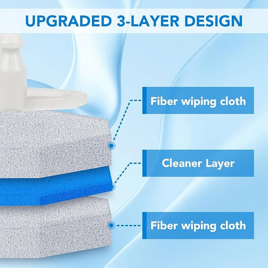 50 Pcs Disposable Toilet Bowl Wand Refills - Image 2