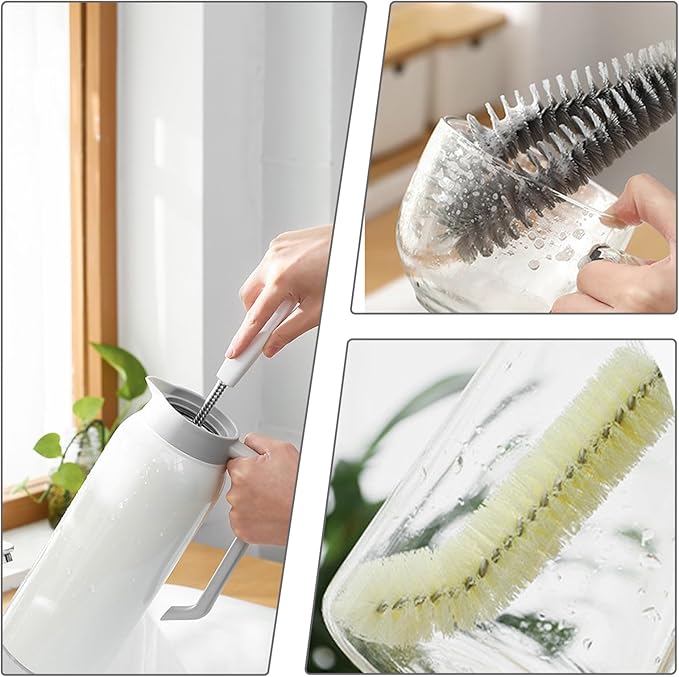 2-Pack 16 inches Long Handle Bottle Cleaning Brushes - Image 5