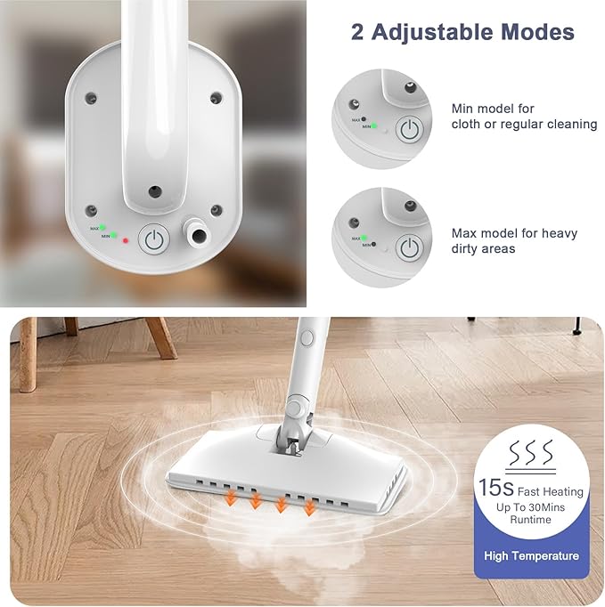 Steam Cleaner, 6 in1 Rotated Steam Mop Cleaner - Image 2