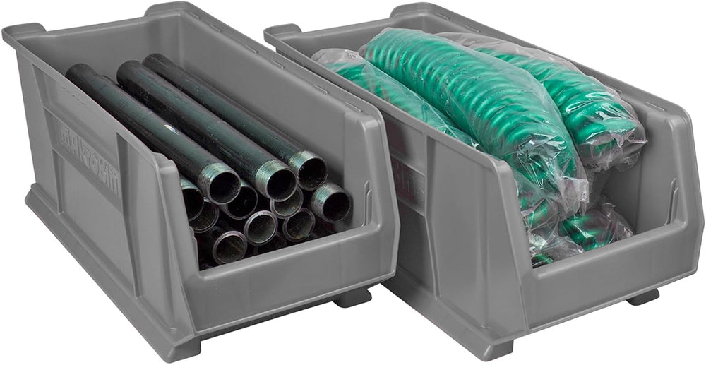 Akro-Mils 30287 Super-Size AkroBins Plastic Storage Bins, Space-Saving Stacka...