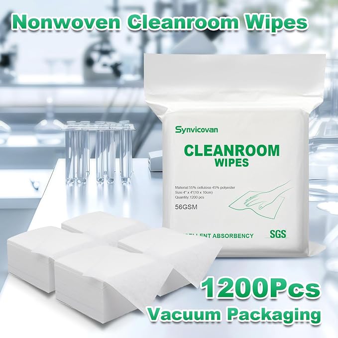 Cleanroom Wipes 4"x4" Lint Free Wipes - Image 2