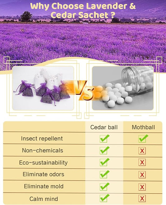 26 Pack Cedar and Lavendar Home Fragrance - Image 2