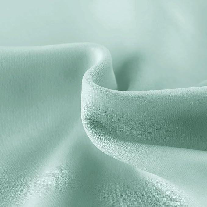 DWCN French Door Curtains – Rod Pocket Thermal Blackout Curtain - Image 4
