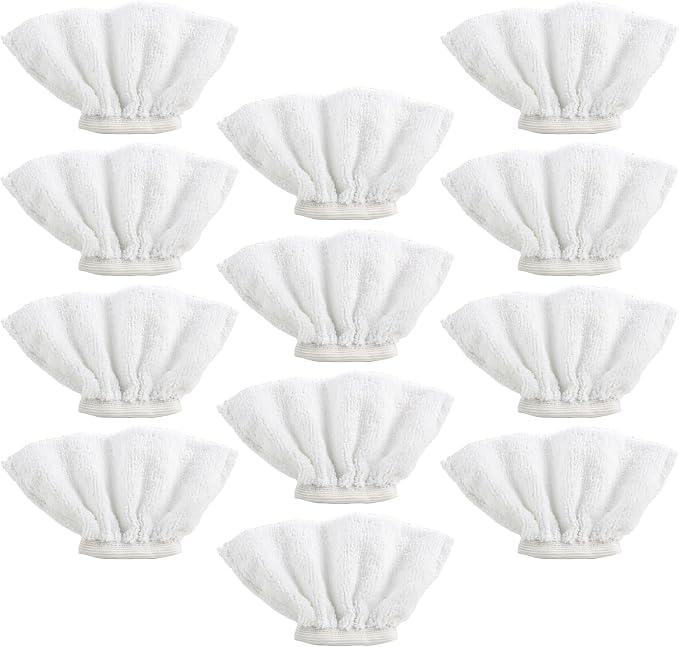 12 Pack Handheld Steam Cleaner Pads Replacement Bissell Steam Shot, McCulloch by RJMom