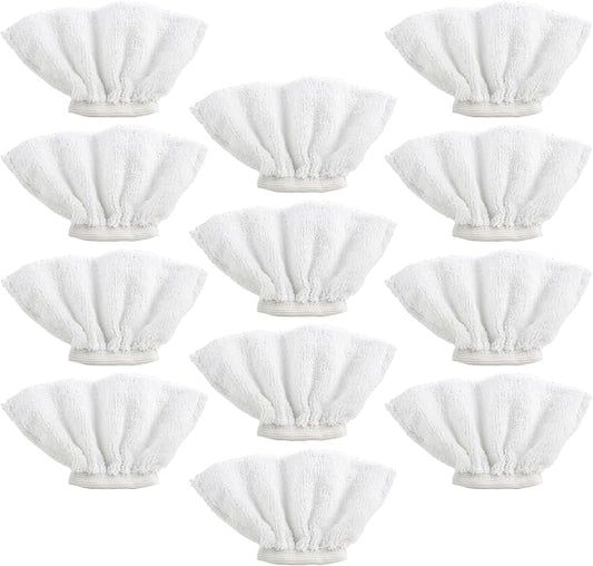 12 Pack Handheld Steam Cleaner Pads Replacement Bissell Steam Shot, McCulloch by RJMom