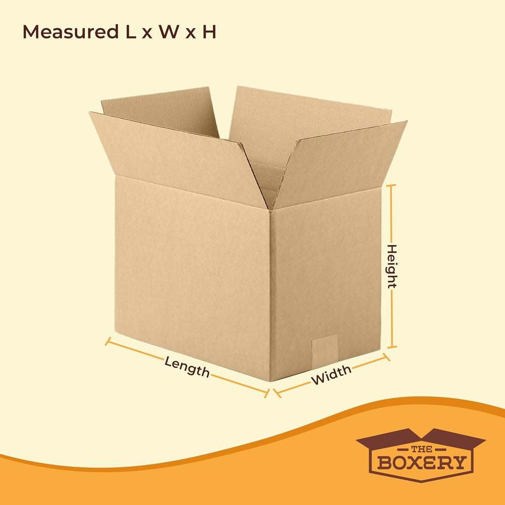 The Boxery 14"x8 1/2"x6" Corrugated Cardboard Boxes 25-Pack