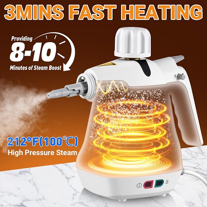 Pressurized Handheld Steam Cleaner - Image 2