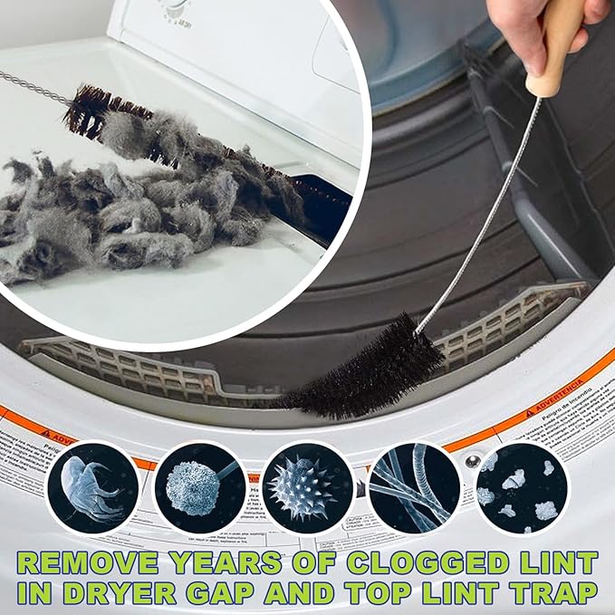 Sealegend Dryer Vent Cleaner Kit Dryer Lint Vacuum Attachment Lint Remover - Image 5