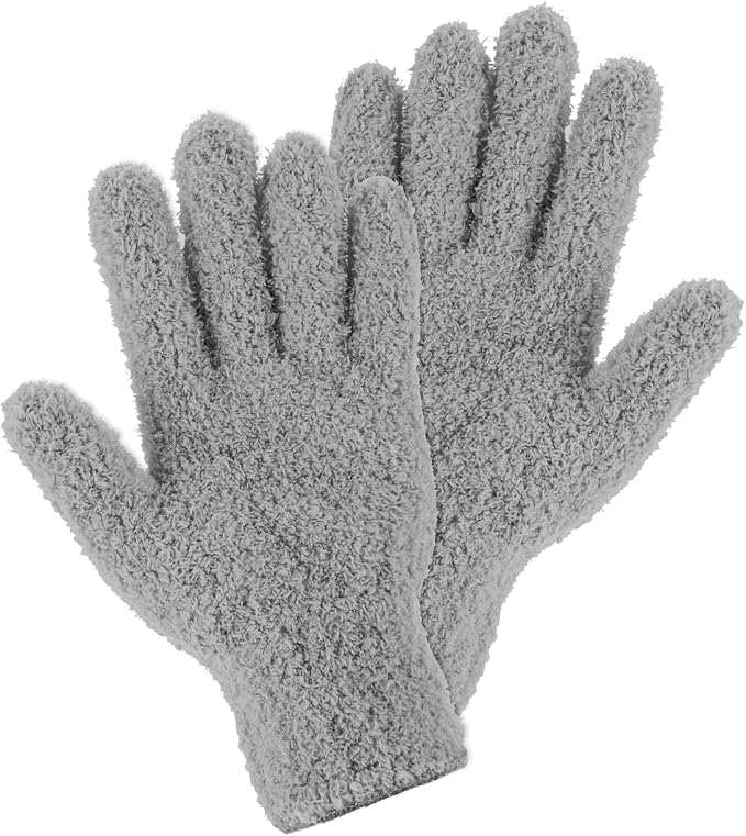 Microfiber Gloves Reusable Microfiber Dusting Gloves Washable Plant Gloves by Unknown