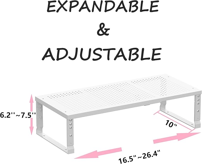 Metal Stackable Expandable Storage Shelf - Image 3