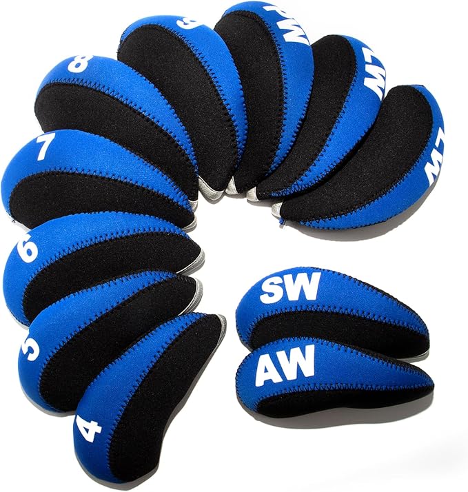 Golf Iron Covers for Golf Clubs Neoprene Golf Iron Cover Set 11pcs/10pcs Golf by montelagolf