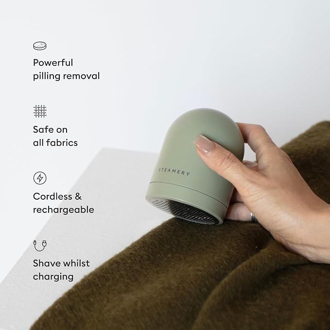 Steamery Fabric Shaver Pilo 2, Removes Lint and Pilling from Clothes and - Image 3
