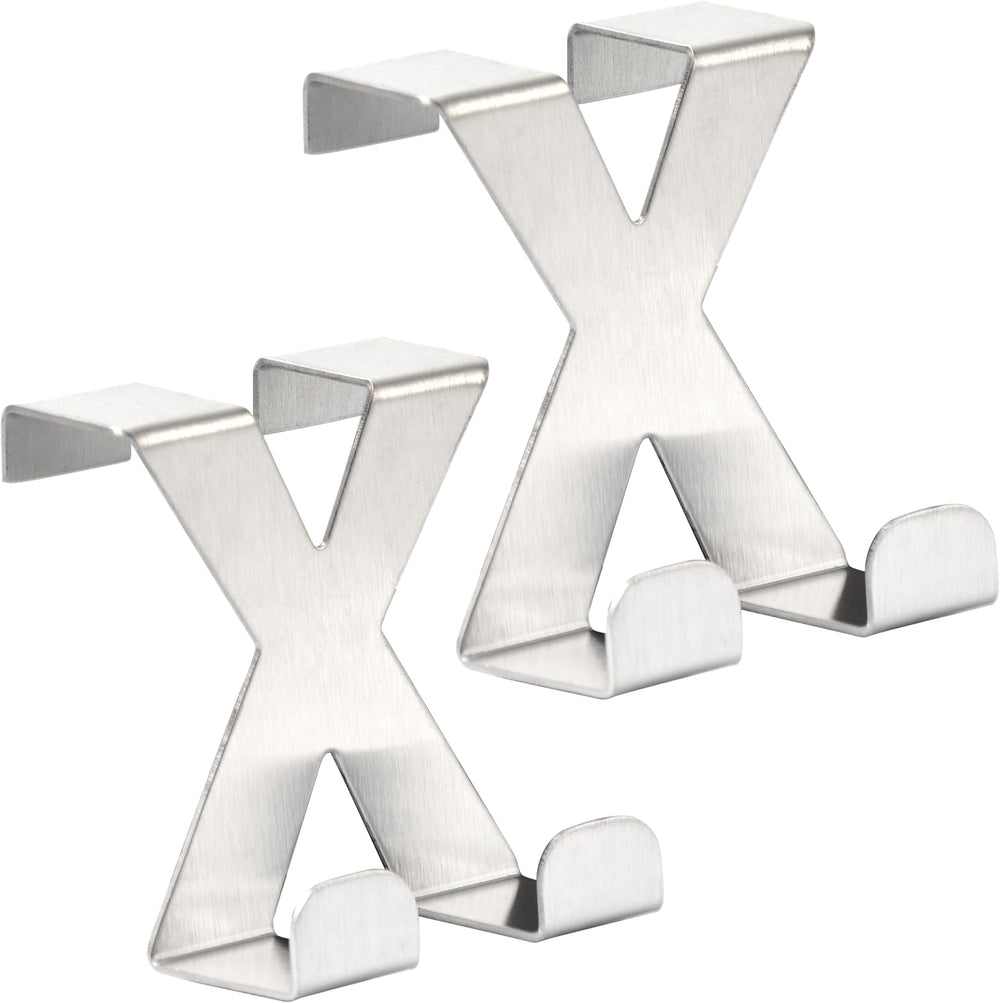RICOO Premium Over Door Hanger, MH031Sx2, Stainless Steel Door Hooks, Durable...