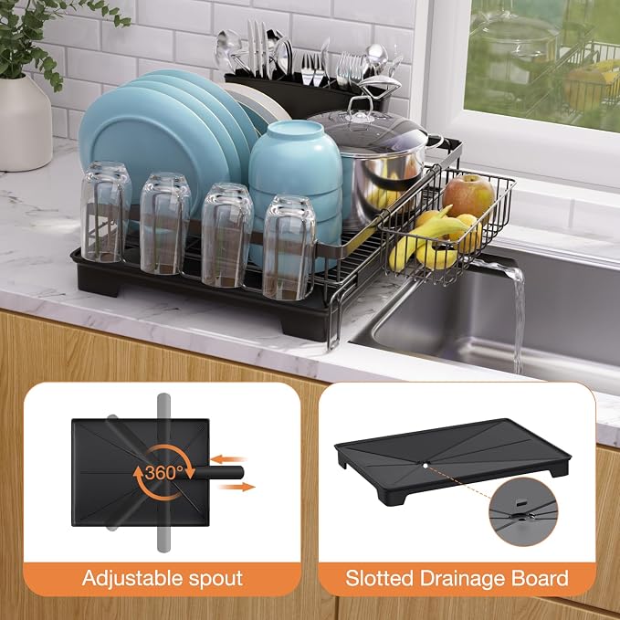 Dish Drying Rack, Extendable Dish Rack, Drying Rack - Image 3