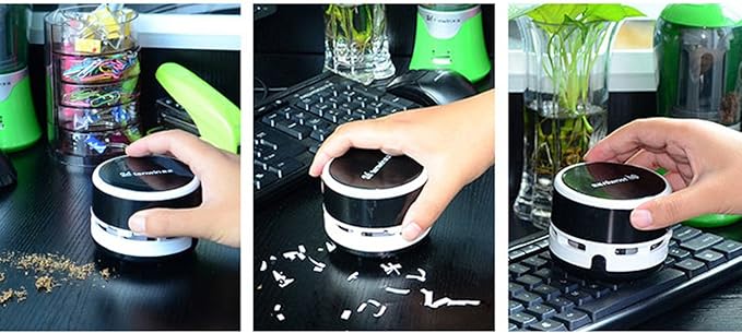 Ogrmar Portable Cordless Mini Desktop Vacuum Desk Dust Cleaner/Dust Sweeper - Image 5