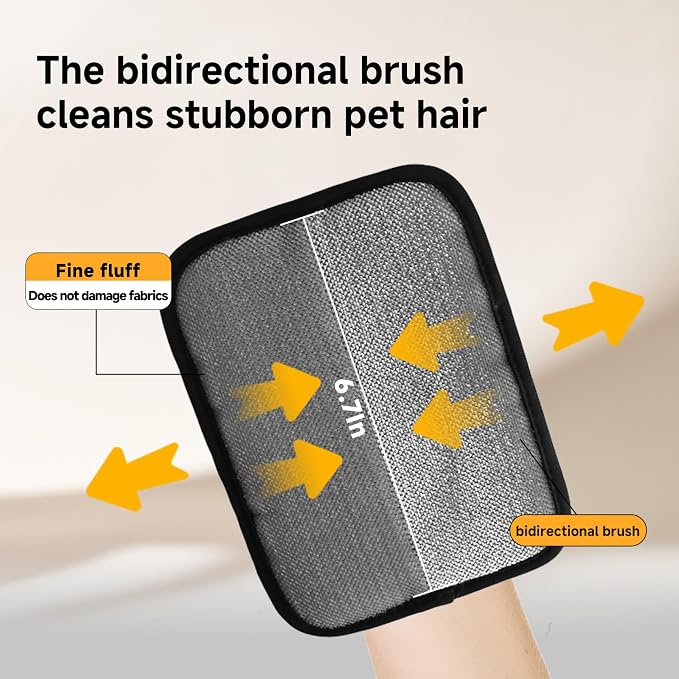 Pet Hair Remover and Electrostatic Cats & Dogs Hair Remover, Reusable pet Hair - Image 2