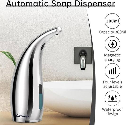 Adjustable Automatic Soap Dispenser Touchless, 4 Adjustable Levels Touchless - Image 2