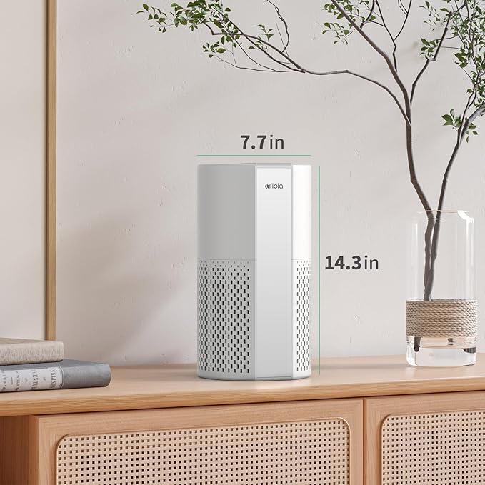Afloia Air Purifier for Home, 4-in-1 Washable Filter for Allergies, Covers Up - Image 9