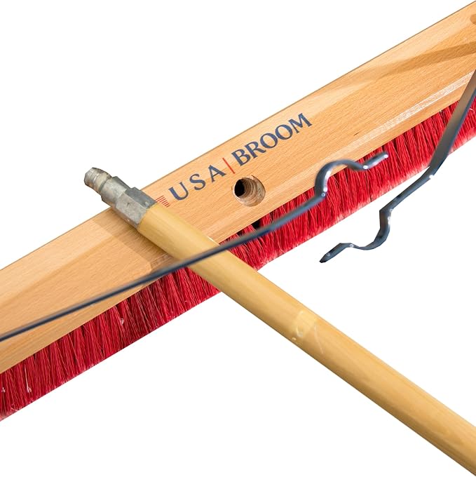 USA Broom 36" Everyday Sweep Indoor/Outdoor Push Broom - Image 9