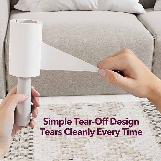 Lint Rollers for Pet Hair Extra Sticky, 880 Sheets Mega Value Set Lint Roller - Image 3