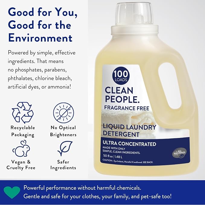 The Clean People Liquid Laundry Detergent - Image 3