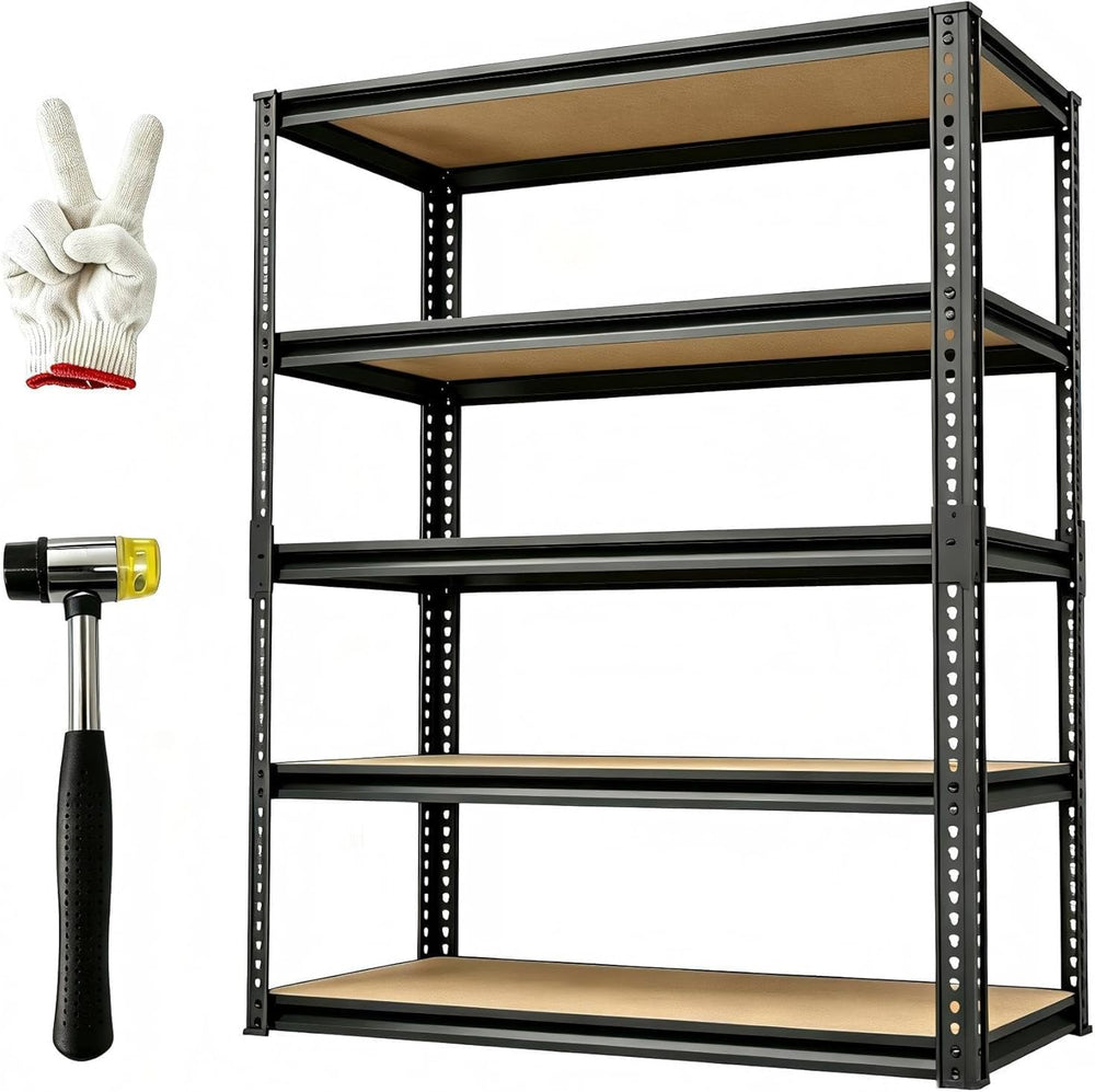 2025LBS Storage Shelves Heavy Duty 5 Tier Garage Storage Shelves