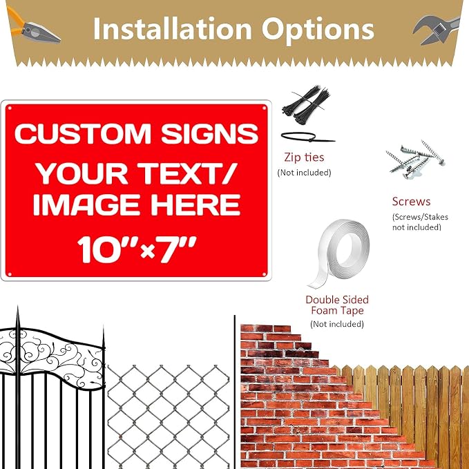 Personalized Aluminum Metal Signs - Image 5