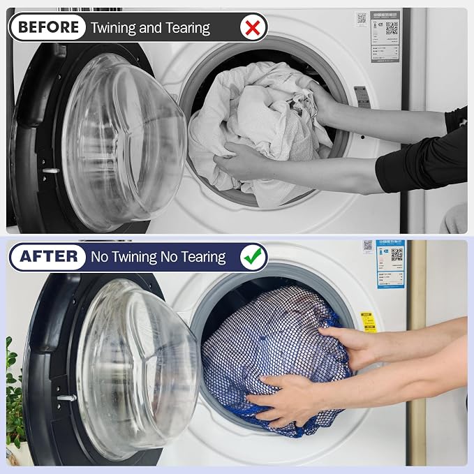 4Pcs Mesh Laundry Bags Washing Machine Mesh Wash Bags - Image 2