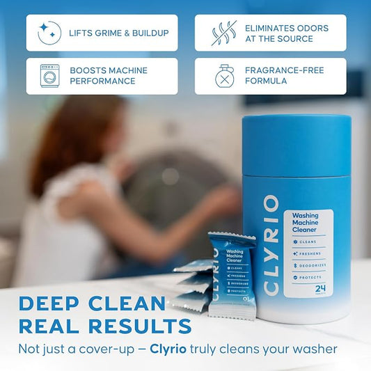Clyrio Washing Machine Cleaner, 1-Year Supply of Washing Machine Cleaning - Image 2