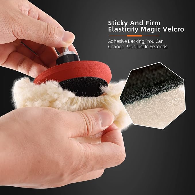 SPTA Wool Polishing Pad, Car Body Repair Buffing - Image 5