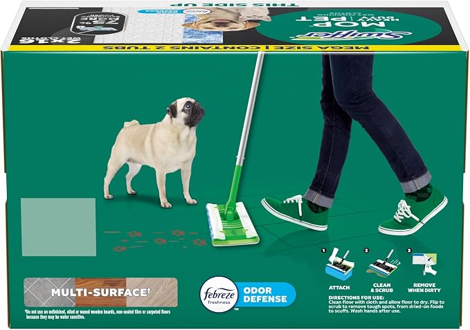 Swiffer Sweeper Pet Heavy Duty Multi-Surface Wet Cloth Refills - Image 11