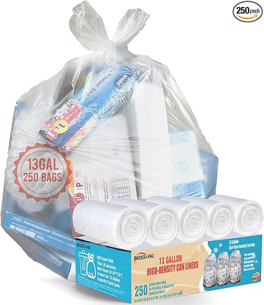 Trash Bags 13 Gallon by BEIDOU-PAC
