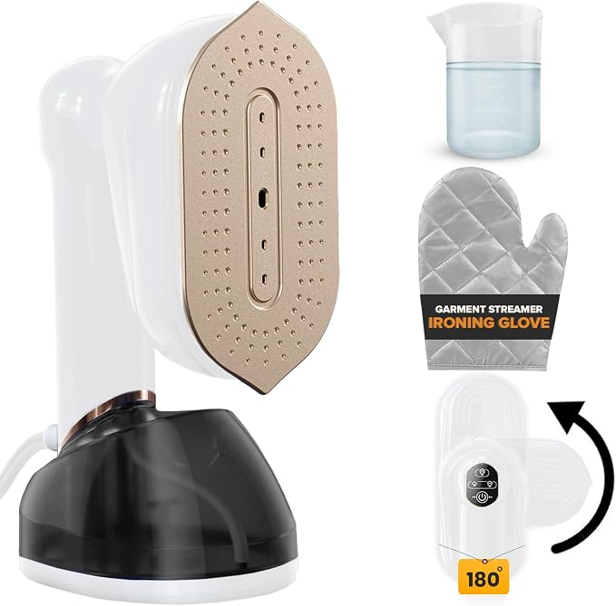 Humse Portable Steamer for Clothes – 2 in 1 Travel Steamer Iron For Clothes by HUMSE