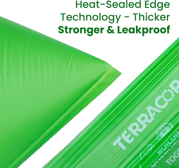 13 Gallon Compostable Trash Bags Liners Drawstring, Heavy Duty Extra Thick 1 Mil - Image 5