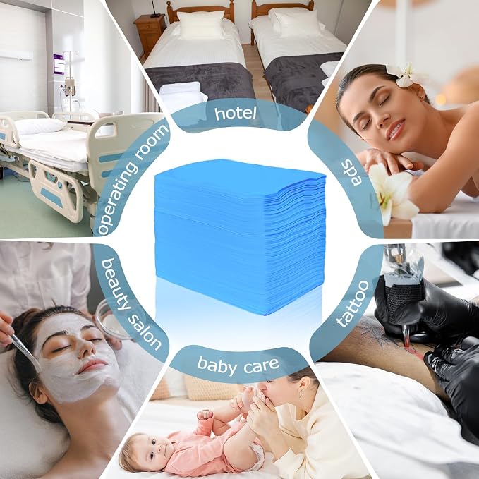 100Pcs Disposable Massage Table Sheets 31" x 71" Non-Woven Fabric Disposable - Image 4