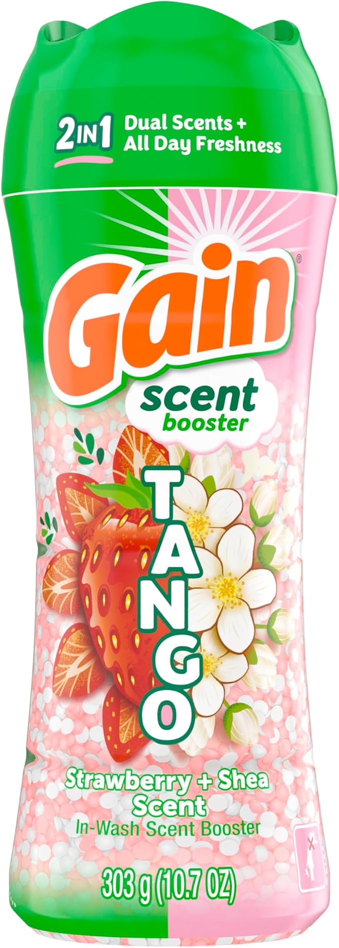 Gain Tango 2-in-1 Laundry Scent Booster Beads, Strawberry and Shea Scent - Image 9