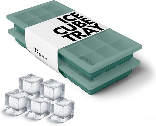 glacio Ice Cube Tray – Small Silicone Molds by glacio