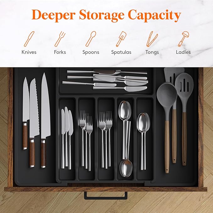 Lifewit Deep Silverware Drawer Organizer - Image 4
