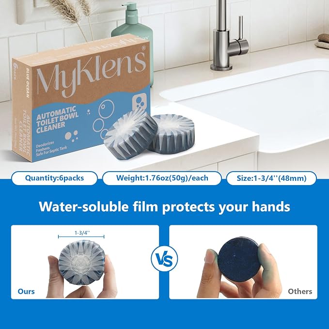 Toilet Bowl Cleaner Tablets, Automatic Toilet Tank Cleaner - Image 7