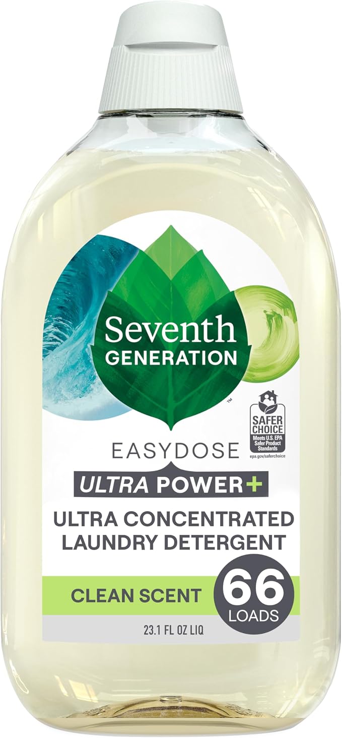 Seventh Generation, Laundry Detergent Ultra Power Plus Clean Scent, 23.1 Fl Oz by SeventhGeneration