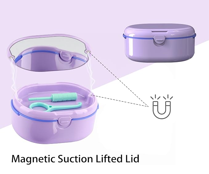 MURRI&MURRDI Retainer Case, Denture Bath Box - Image 2