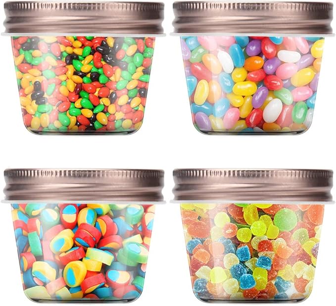 novelinks 4 oz Clear Plastic Jars - Image 5