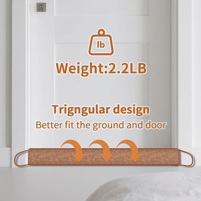 QUOLIX Triangle Under Door Draft Stopper Bottom Door Gap Filler & Seal - Image 8