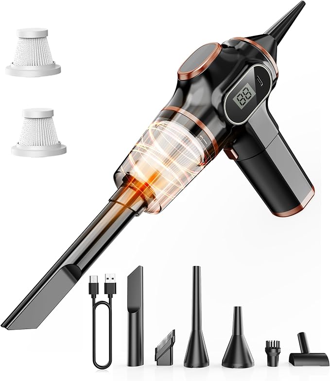 Portable Car Vacuum Cordless Mini Handheld Vacuums Cleaner High Power by Unknown