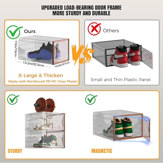 X-Large Stackable Shoe Boxes - Image 5
