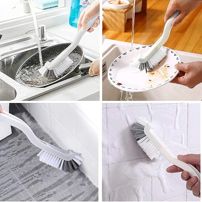 ELANE 10 Pcs Dish Scrub Brush Small Scrub Brushes - Image 5